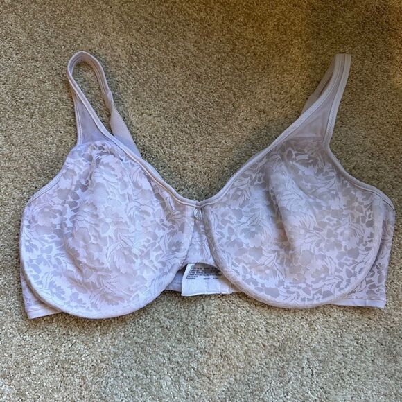 Bali underwire bra- off white purpleish - Picture 1 of 2